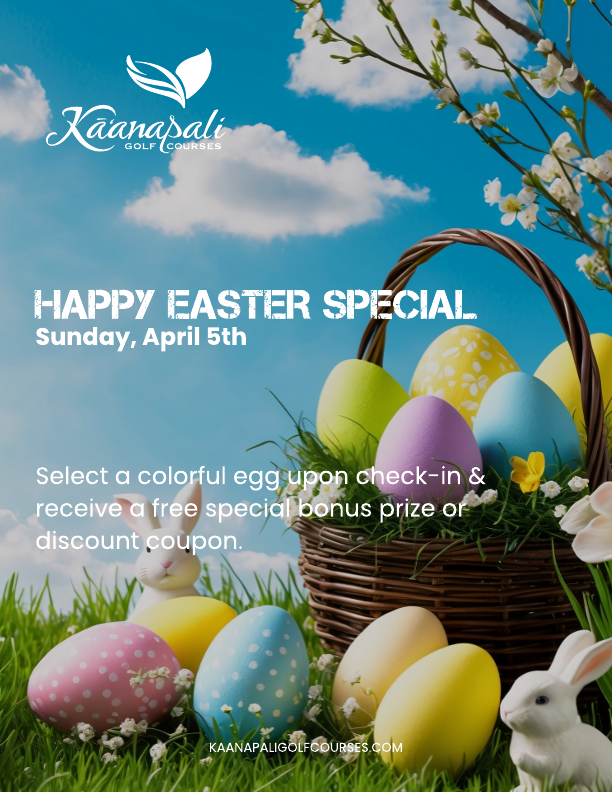 Happy Easter Special Sunday, April 5th